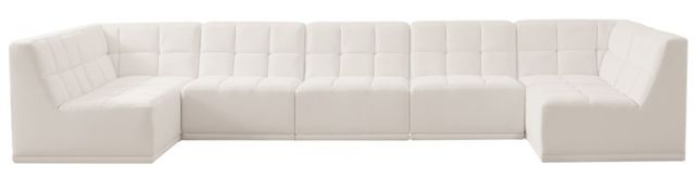 Meridian Furniture Relax 7-Piece Cream Modular Sectional-1