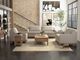 International Furniture Direct Samba Beige/Brown Sofa-1