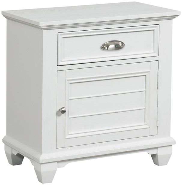 New Classic® Home Furnishings Jamestown 4-Piece White California King Storage Bedroom Set-4