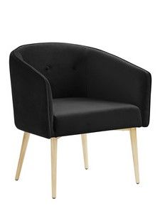 Mazin Furniture Nikki Black Accent Chair-1