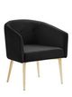 Mazin Furniture Nikki Black Accent Chair-1