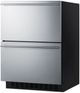 Summit® 3.1 Cu. Ft. Stainless Steel Under The Counter Refrigerator -1