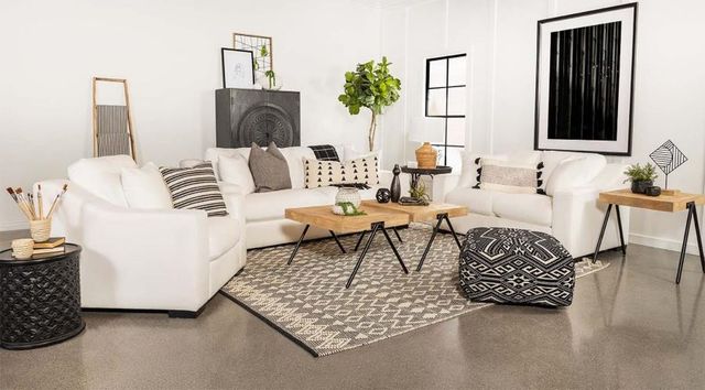 Coaster® Ashlyn White Loveseat-2