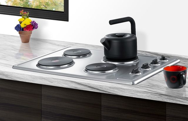 Summit® 30" Stainless Steel Electric Cooktop-3