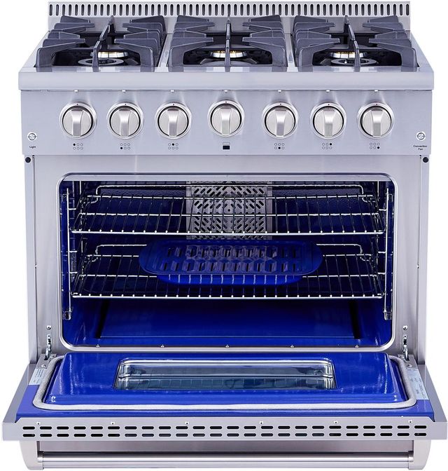 Thor Kitchen® 36" Stainless Steel Pro Style Gas Range-1