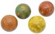 A & B Home 4-Piece Green/Orange/Red/Yellow Decorative Spheres Set-0