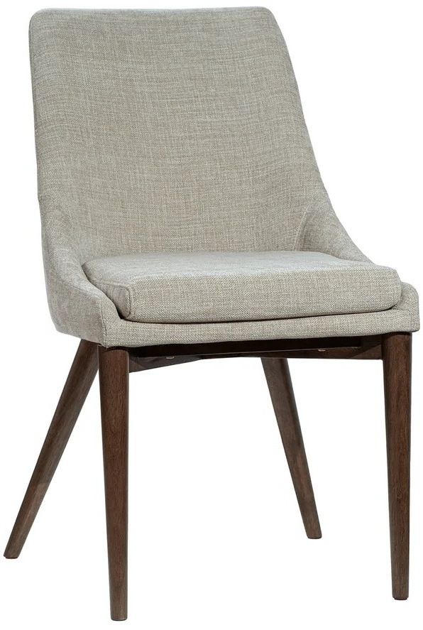 LH Home Fritz Dark Grey/Taupe Dining Side Chair-0
