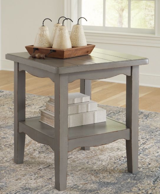 Signature Design by Ashley® Charina Antique Gray End Table-3
