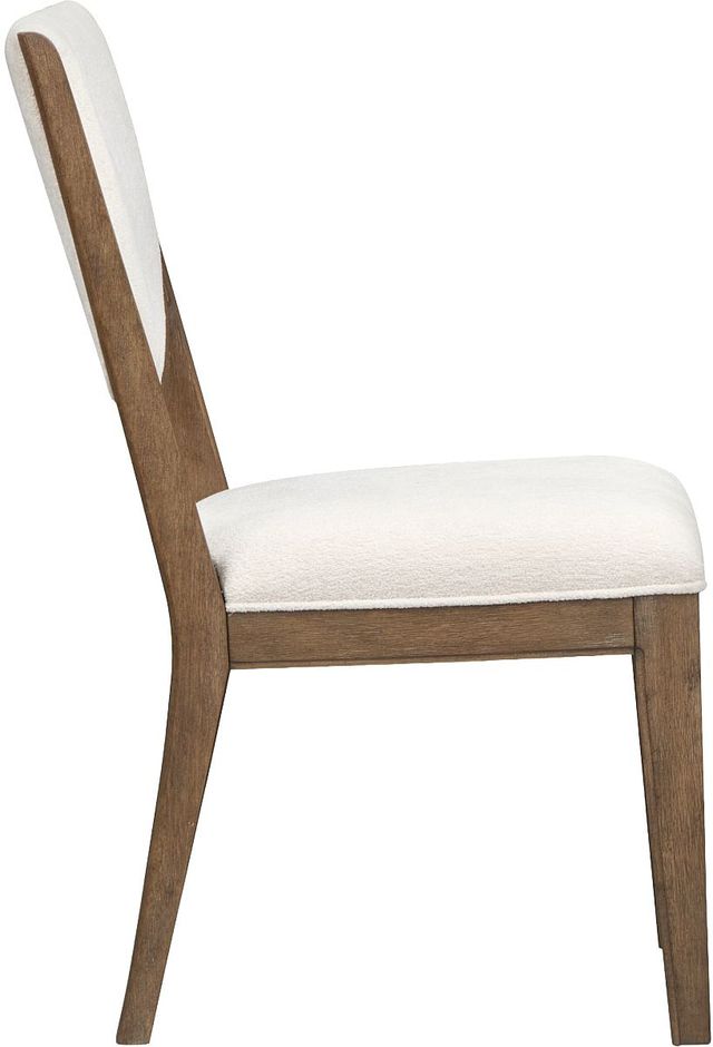 Magnussen Home® Westbourne Beige/Dark Umber Dining Side Chair Set with Upholstered Seat and Back-2