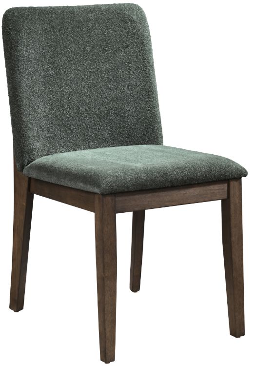 New Classic® Home Furnishings Kody Dark Walnut/Forest Green Dining Side Chair-0