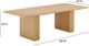 TOV Furniture Chelsea Natural 96" Rectangular Dining Table-2
