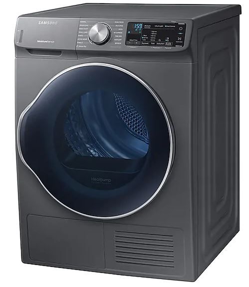Samsung 4.0 Cu. Ft. Inox Grey Front Load Ventless Electric Dryer-2