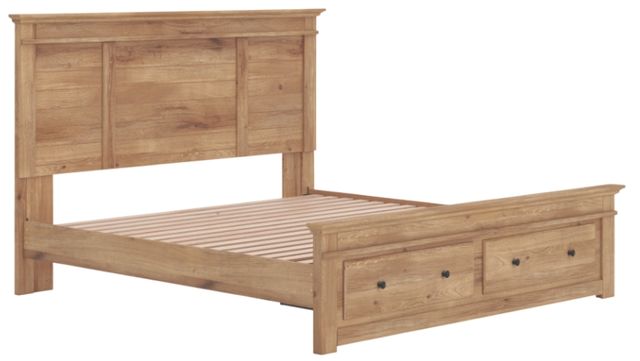 Signature Design by Ashley® Fenderport Tan King Storage Panel Bed-3