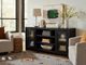 aspenhome® Tatum Black 66" Console with 2 Doors-2