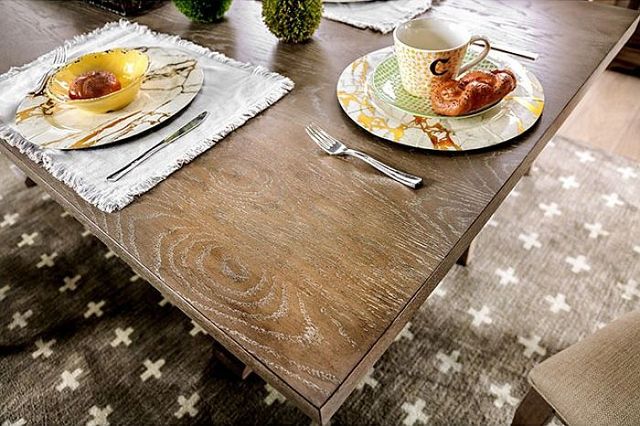 Furniture of America® Patience Rustic Natural Tone 9-Piece Dining Set-5