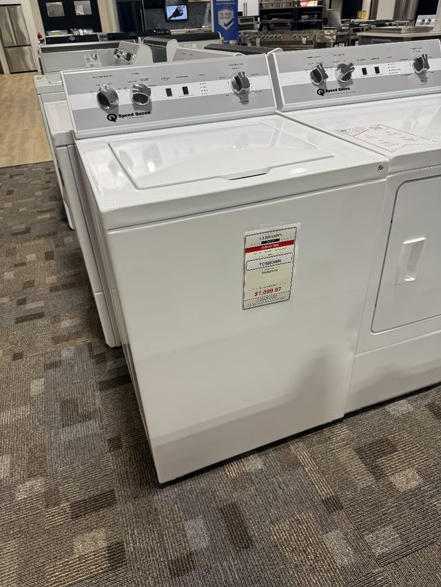 Speed Queen® TC5 3.2 Cu. Ft. White Agitator Top Load Washer-0