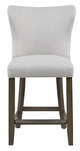 Olliix by Madison Park Signature Helena 25.5" Cream Upholstered Counter Stool-0