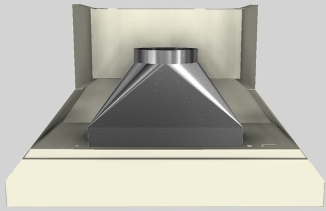 Vent-A-Hood® 48" Biscuit Euro-Style Wall Mounted Range Hood-4