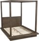Modus Furniture Melbourne Dark Pine Full Canopy Bed-4