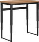Monarch Specialties Inc. Black/Brown Desk With Adjustable Height-1