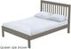 Crate Designs™ Furniture Graphite Full XL Mission Bed-0