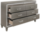 Homelegance® Tamsin Gray/Silver Metallic Dresser-3