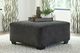 Signature Design by Ashley® Ballinasloe Smoke Oversized Accent Ottoman-1