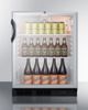 Summit® 5.5 Cu. Ft. Stainless Steel & Black Craft Beer Pub Cellar-2
