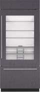 Sub-Zero® Classic Series 36" 20.8 Cu. Ft. Panel Ready Right Hinge Built-In Over and Under Refrigerator/Freezer with Glass Door-0