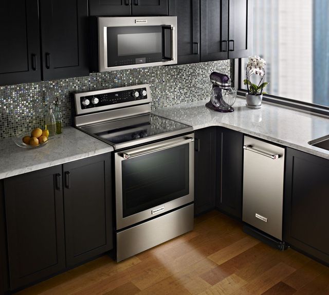 KitchenAid® 4 Piece Stainless Steel Kitchen Appliance Package-3