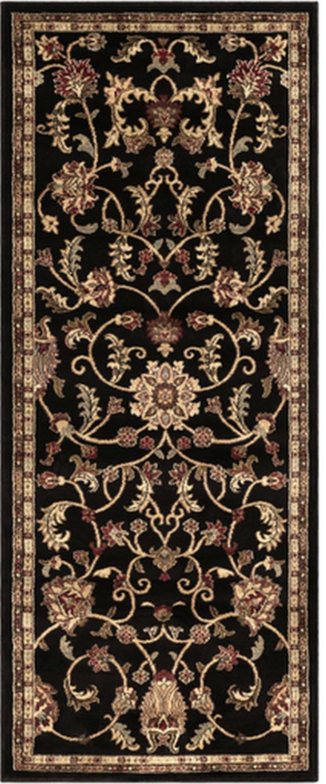Surya Riley Black 3'x8' Runner Rug-0