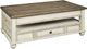 Signature Design by Ashley® Realyn Brown Lift Top Coffee Table with Antique White Base-0