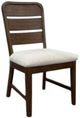 Elements International Glinda Brown/Light Gray Dining Chair-0