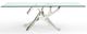 VIG Furniture Modrest Legend Clear/Silver Dining Table-1