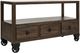 International Furniture Direct Oslo Black Sofa Table-0