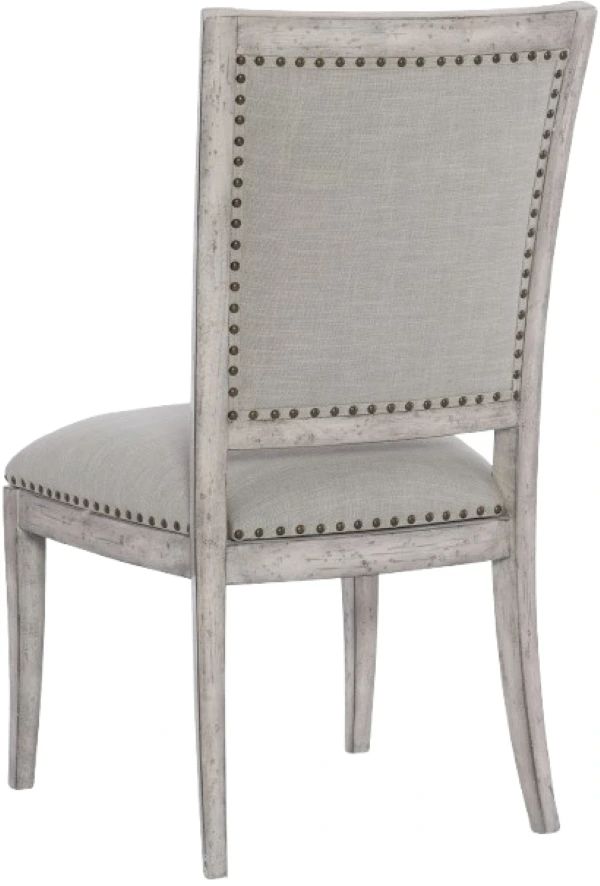 Hooker® Furniture Boheme Vitton Antwerp Linen/Mercantile White Upholstered Dining Side Chair-2