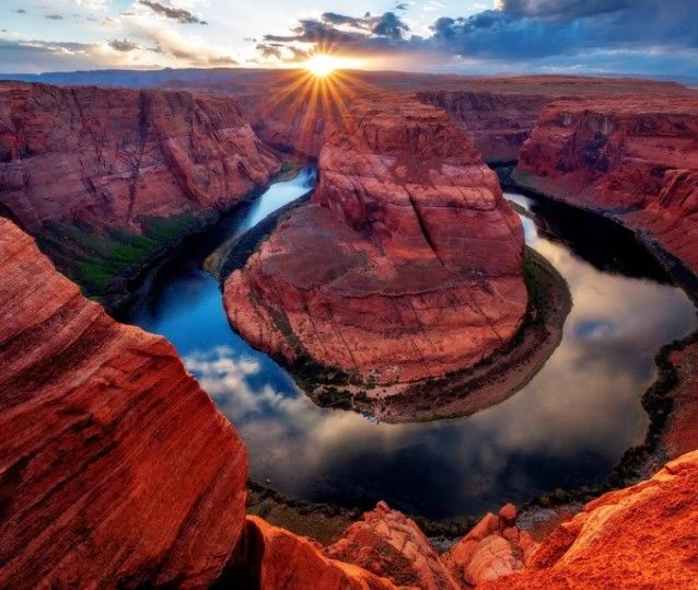 Classy Art Horseshoe Bend Wall Art-0
