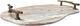 Uttermost® Stone and Twig Gray/White Indoor-Outdoor MarbleTray-4