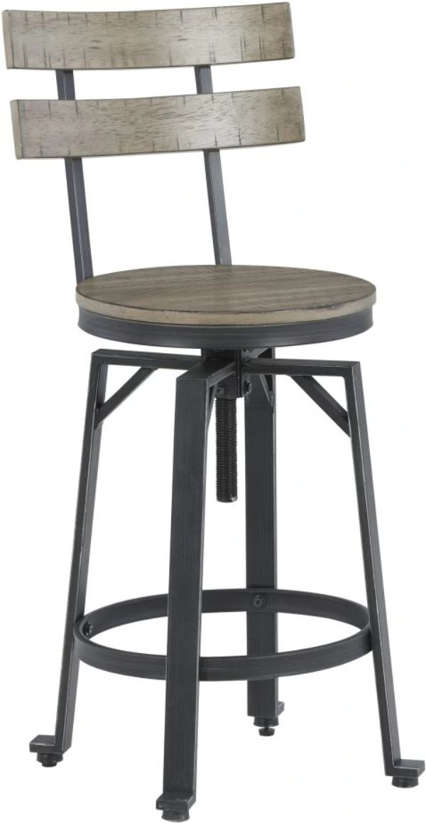 Signature Design by Ashley® Lesterton Black/Light BrownCounter Bar Stool-0