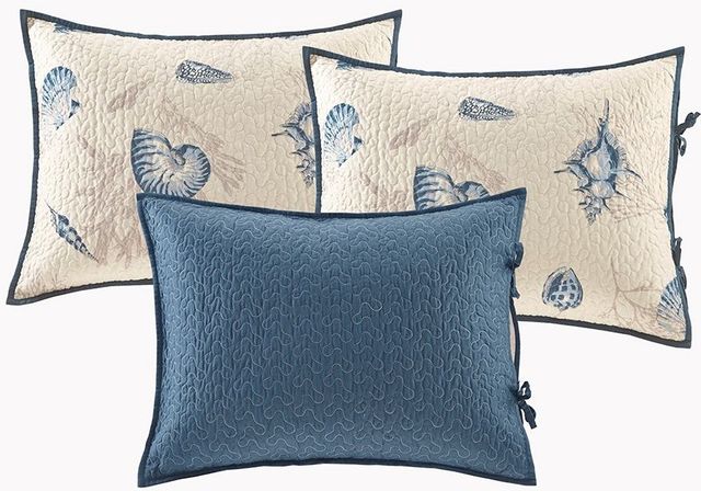 Olliix by Madison Park 6 Piece Blue Bayside Reversible Daybed Cover Set-2