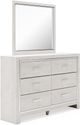 Signature Design by Ashley® Altyra 4-Piece White Queen Panel Bed Set-3