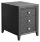 Najarian Furniture Burbank Smoke Chairside Table-0