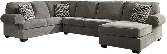 Signature Design by Ashley® Jinllingsly Gray Armless Loveseat-0