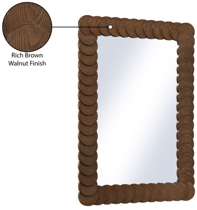 Meridian Furniture Revolve Brown Mirror-4
