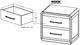 International Furniture Direct Mezquite Brown 2-Drawer Nightstand-2
