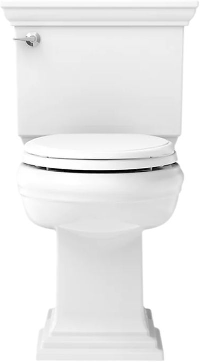 KOHLER® Memoirs® Stately White 2-Piece Elongated with Concealed Trapway, 1.28 Gpf-1