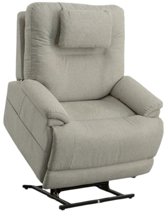Flexsteel® Zecliner Model 2+ Dove Power Lift Sleep Recliner with Power Headrest and Lumbar-1