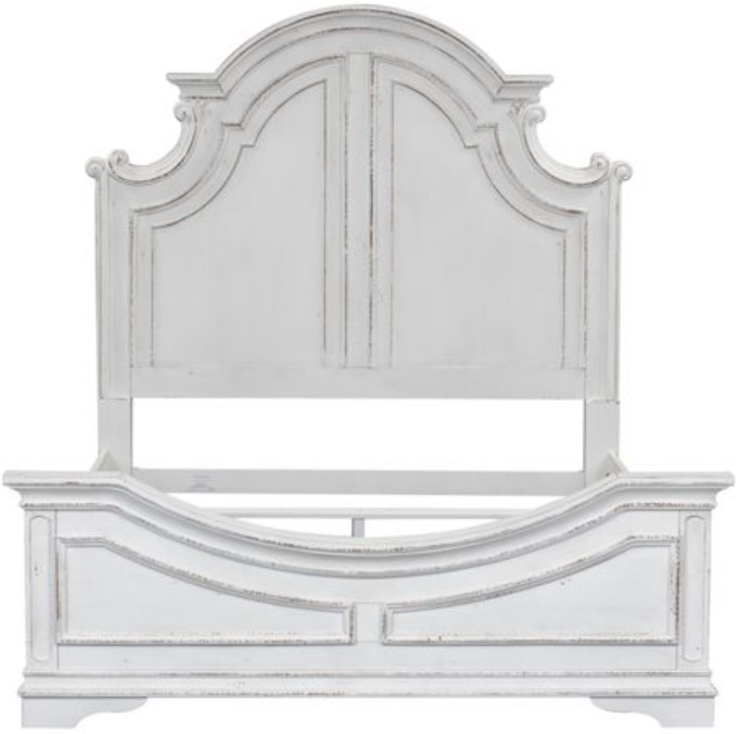 white antique様 Liberty Furniture Magnolia Manor 4-Piece Antique White