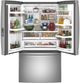 GE Profile™ 36" 23.1 Cu. Ft. Fingerprint Resistant Stainless Steel Counter Depth French Door Refrigerator-2