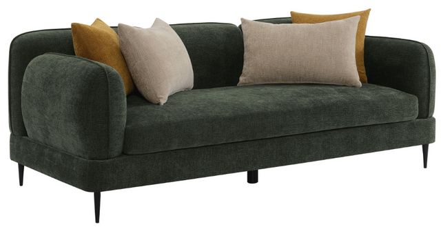 Coaster® Jade Green Upholstered Sofa